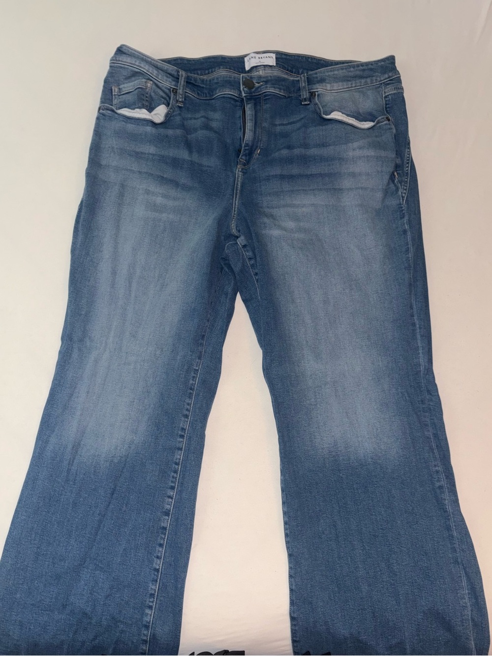 Lane Bryant Medium Blue Wide Leg Jeans